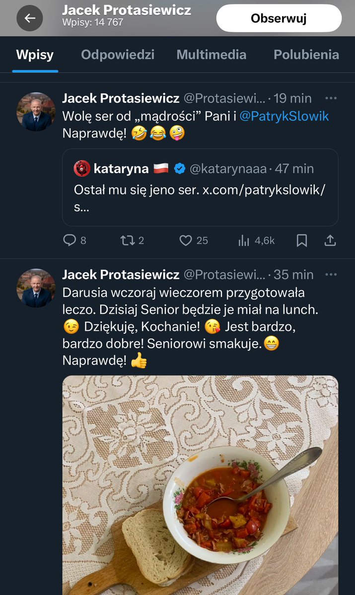 Chyba jesteśmy świadkami narodzi pierwszego „politycznego trolla”, który niby jest politykiem ale też trochę robi sobie ze wszystkiego bekę. 🤭 Jak do tego doszło? Nie wiem.