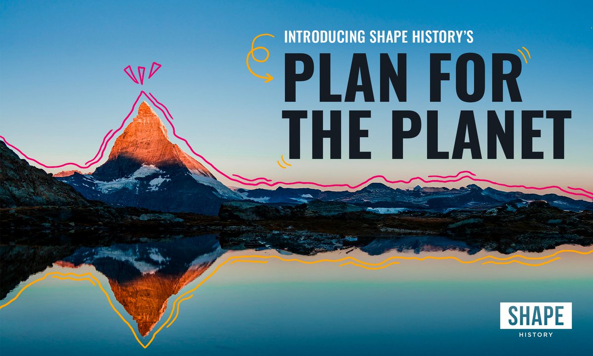 📣 Every company must play their part in tackling climate change. Not just on #EarthDay, but every day! That’s why we’ve set our Plan for the Planet 🌎 – our plan to decarbonise & put people, planet, & sustainability at the heart of our business. 🔗 shapehistory.com/our-plan-for-t…