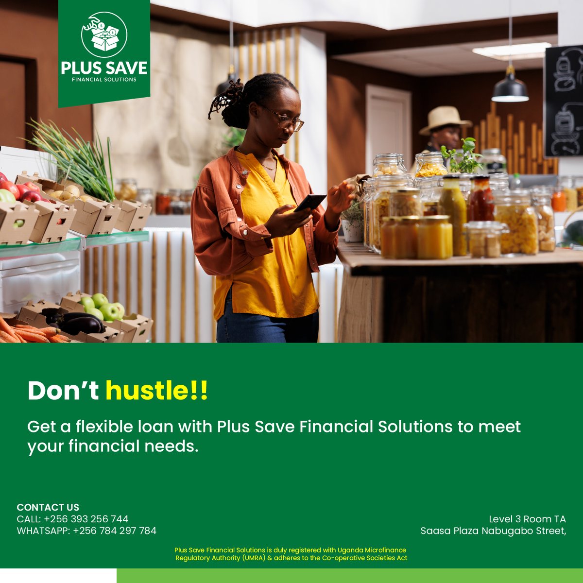 Ease your financial worries with Plus Save Financial Solutions! Say goodbye to the hustle and hello to flexible loans tailored to your needs. Let us help you achieve your goals without the stress. 💼💰 

#FinancialFreedom #FlexibleLoans #PlusSave