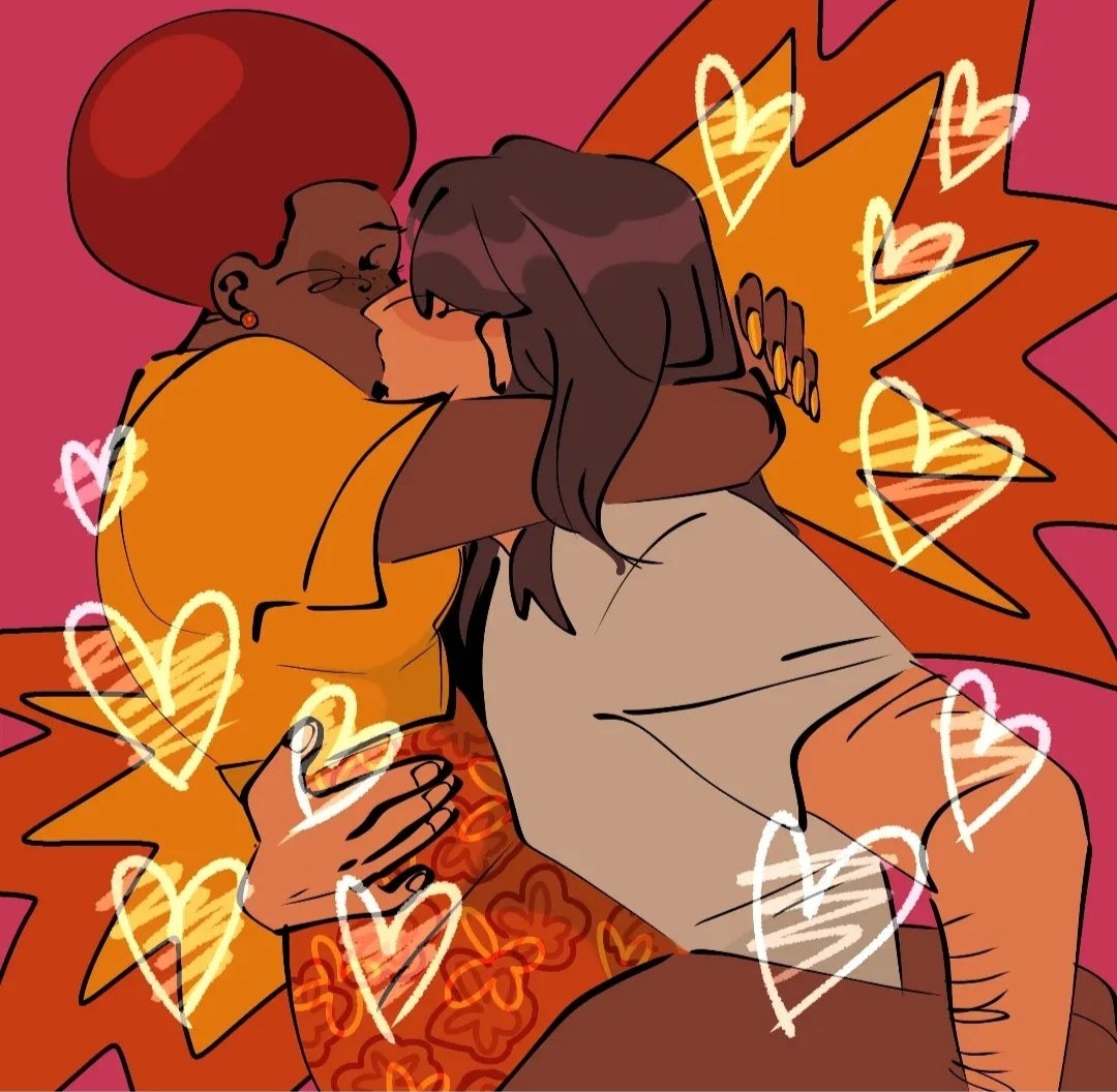 i love lesbians 🧡🧡🧡🧡🧡🧡