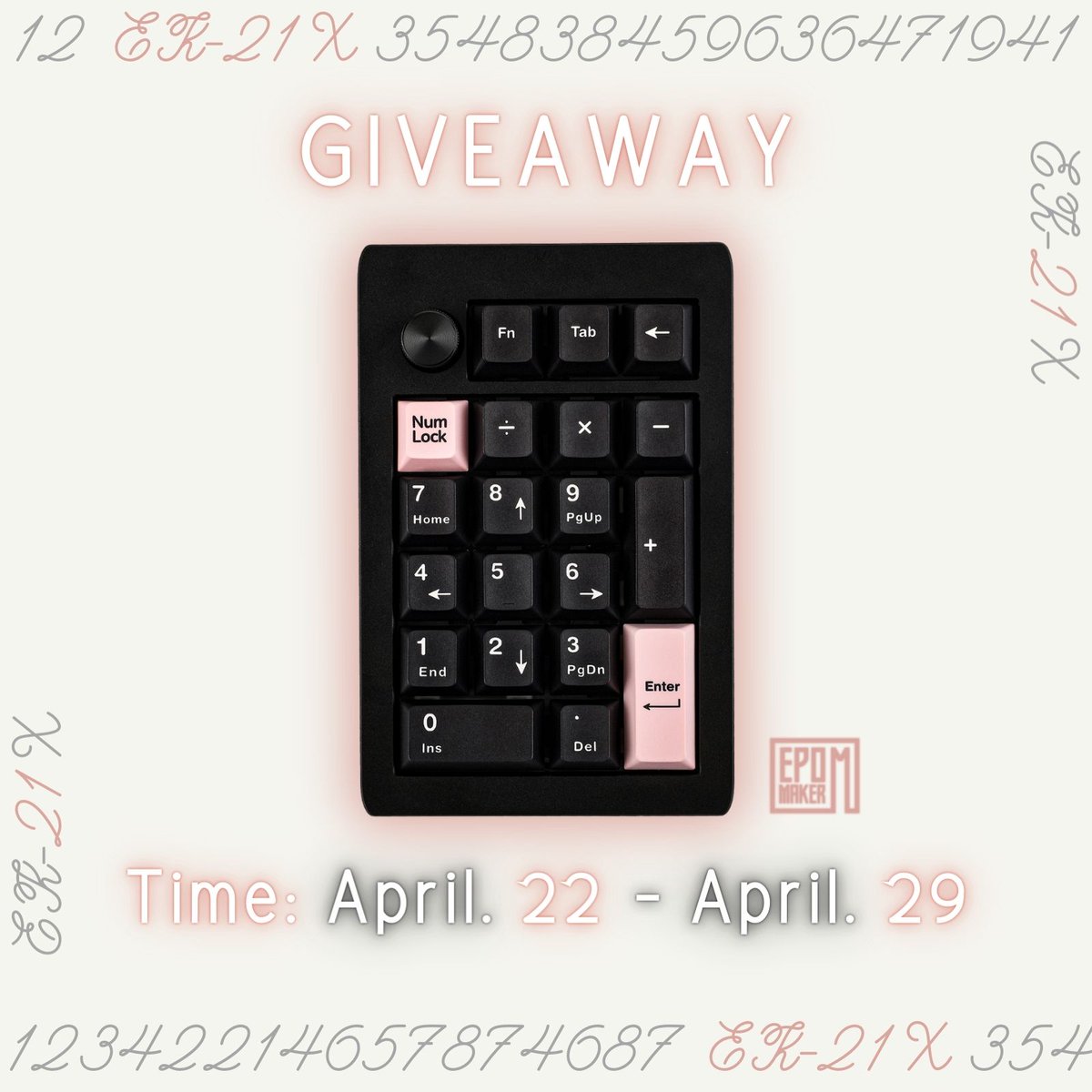 ✨GIVEAWAY✨ Time for a mini giveaway👶🏻 💗 Prize ✧ EK21-X VIA ✧ EK21 💗 Rules ✧ Follow Us ✧ Like this post ✧ Tag 1 friend and comment on your Lucky number 💗 April 22-29 ⚠ Beware of scam accounts, We will never send you suspicious links! Good luck and have fun🎀 #giveaways