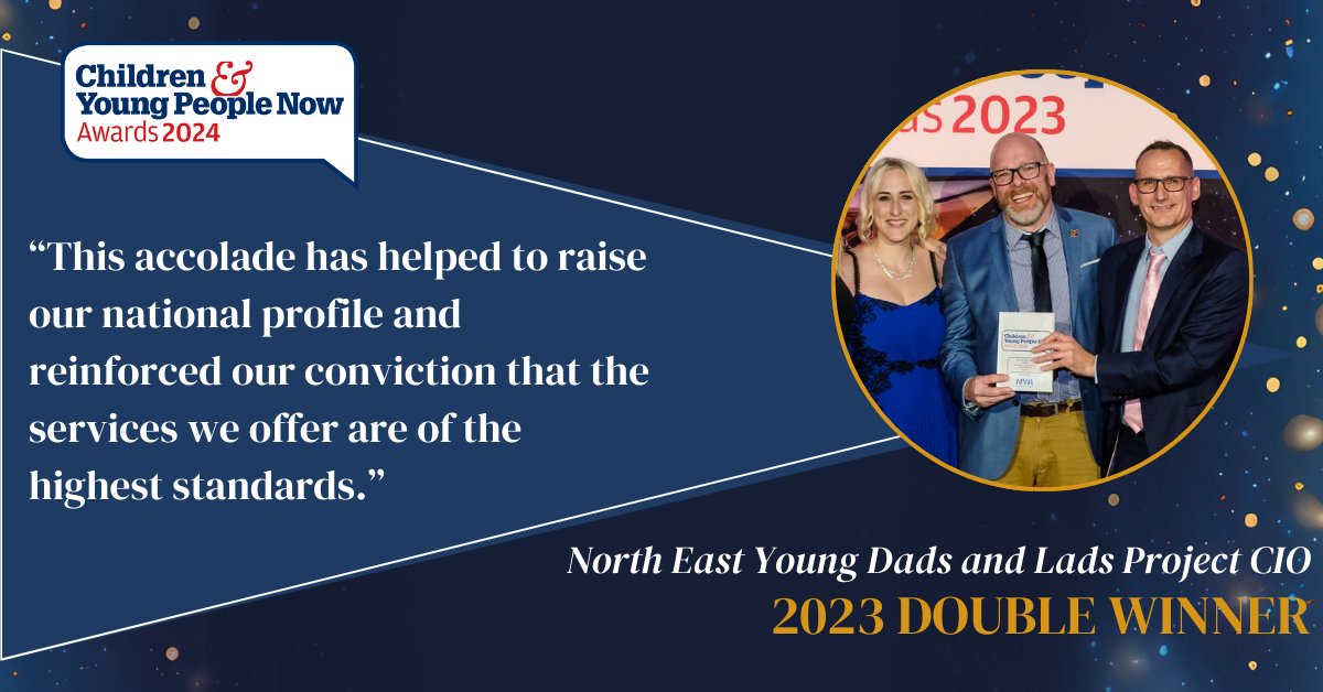 Hear from last year’s double winner @NEYDandL on the #CYPNAwards: “Gaining this accolade has helped to raise our national profile and reinforced our conviction that the services we offer are of the highest standards.” 💬 Enter now: bit.ly/43xr7bb