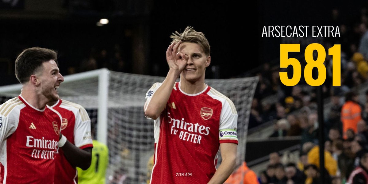 PODCAST! The 2-0 win over Wolves, Arsenal responding, Trossard's goal, the red card that wasn't, Arteta's [lack of] rotation, Rice, Odegaard, Saka digging deep, Qs about set-pieces, Martinelli & summer signings + details of our end of season live podcast! p1r.es/arsecastextra5…