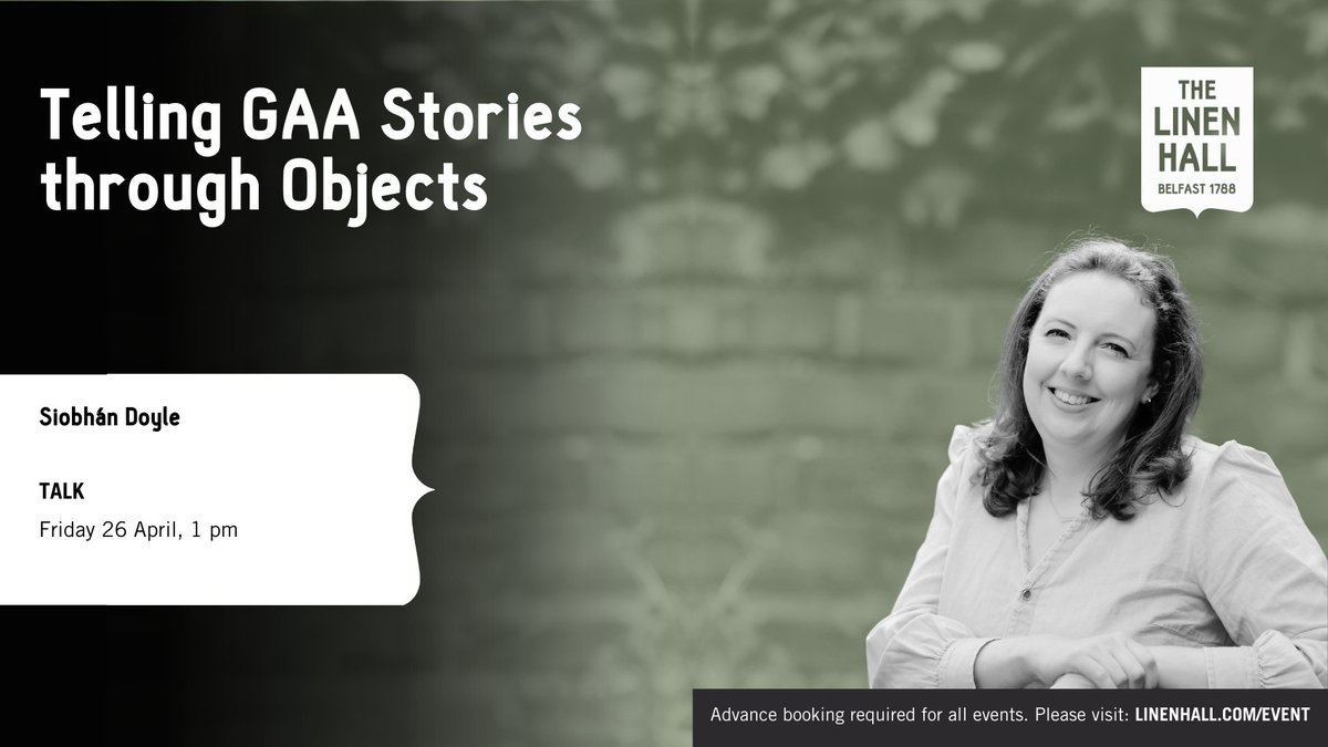 Join us for an insightful talk as Siobhán Doyle, author of A History of the GAA in 100 Objects, shares the stories behind these fascinating artefacts. Discover the challenges and the charms of telling stories through objects and how even the most ordinary, everyday objects can…