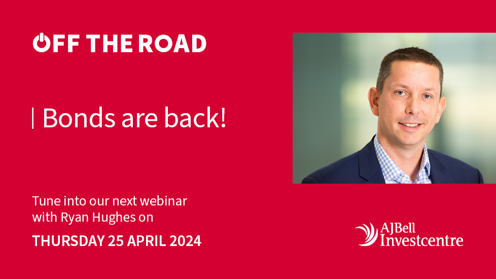 WEBINAR🧠 THURSDAY 25 APRIL 2024 | Bonds are back! You can expect: 🔍Investigation into the current risks and opportunities in investment markets. 📈Specialist insight into the markets, from recent events to predicting potential future movements. ⏲️40 minutes of valuable
