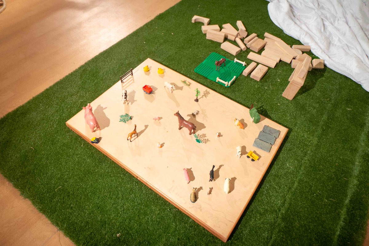 #CreativeSpace: Jack and the Beanstalk. Children arrive to find a potting shed, and a farm which is way, way down under the clouds. Children can plant beans in the rich, dark compost, while others organise the farm and some head straight into the clouds. #BraysBelonging