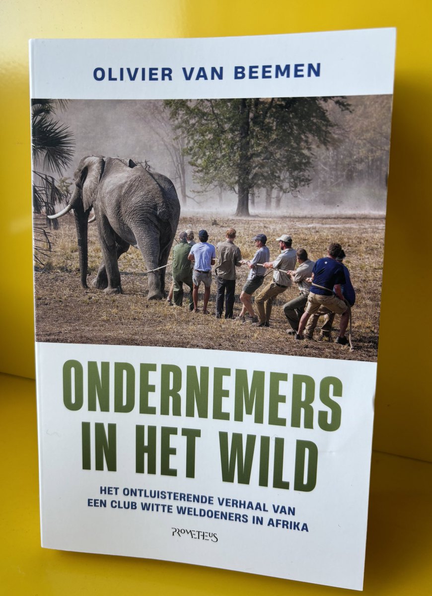Er benieuwd! ‘Ondernemers in het wild’ van Olivier van Beemen (@oli4vb) over African Parks.