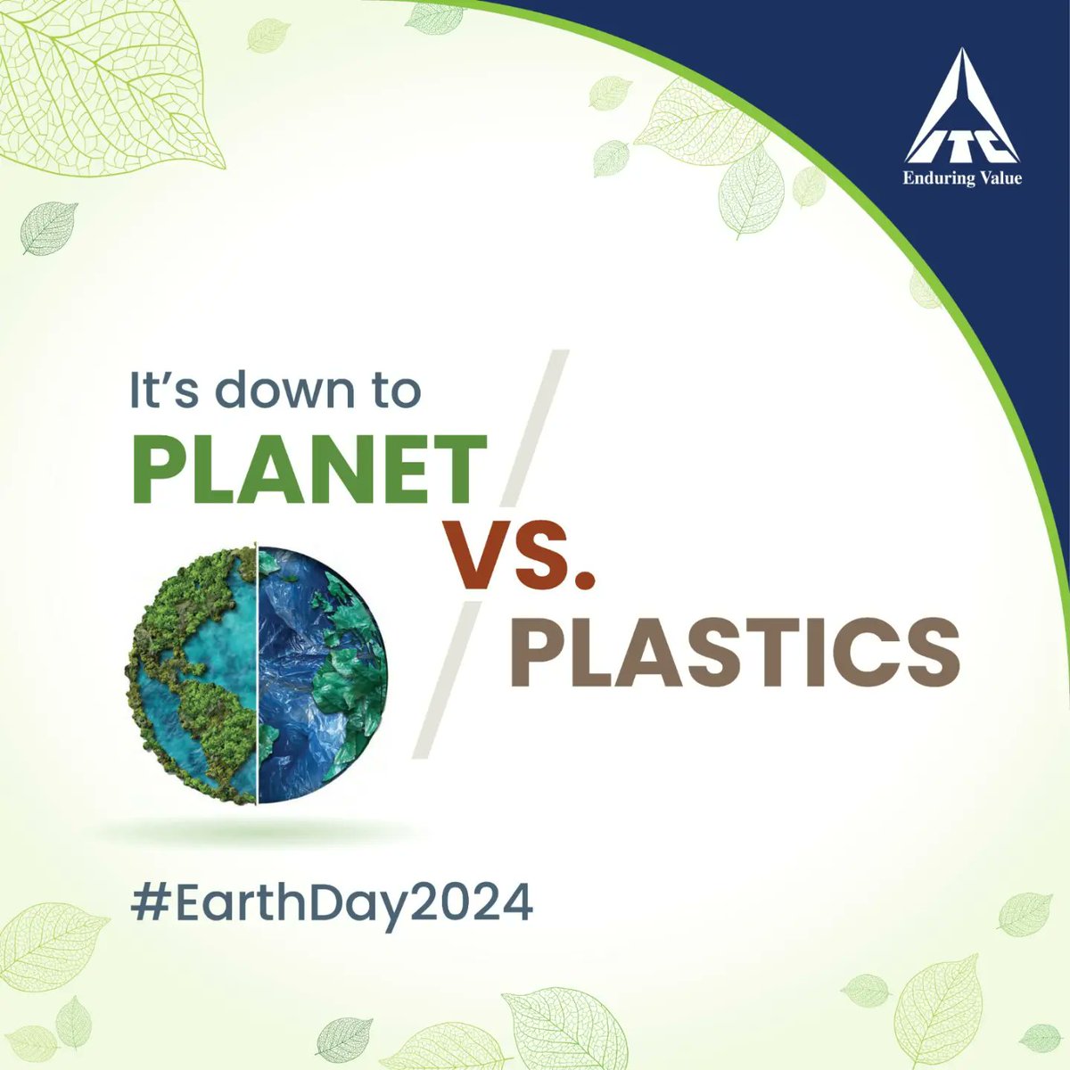 ITCCorpCom's tweet image. Today is #EarthDay. As an enterprise that's been committed to sustainability, we take this opportunity to tell the story of our initiatives to address the challenges of #plastic pollution...

#PlanetPositive #PeoplePositive #TheITCWay