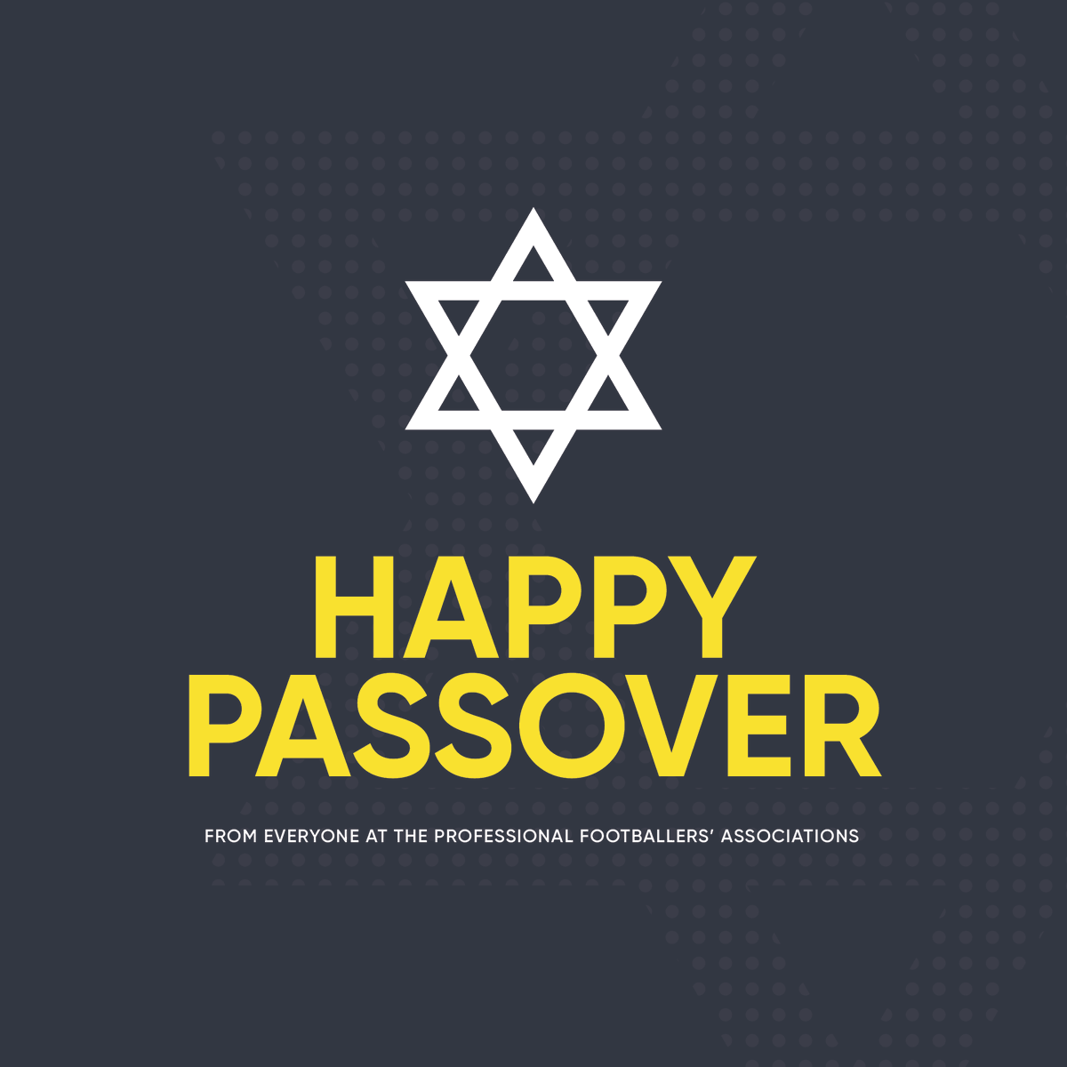 Happy #Passover to PFA members and all those celebrating.