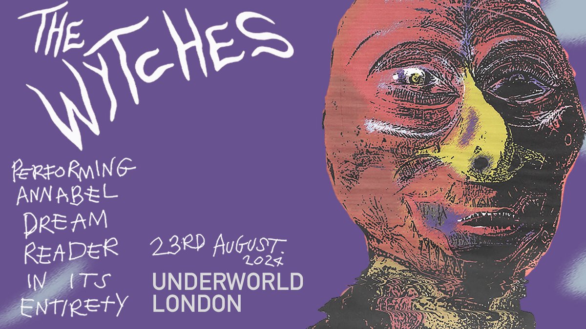 NEW // Acclaimed psych-rock band @thewytches will celebrate a whole DECADE of their debut album, 'Annabel Dream Reader', by playing the record in FULL, live at London's @theunderworld. Want tickets? Grab 'em 10am Friday 🧙‍♀️ tinyurl.com/jkcvpsdj