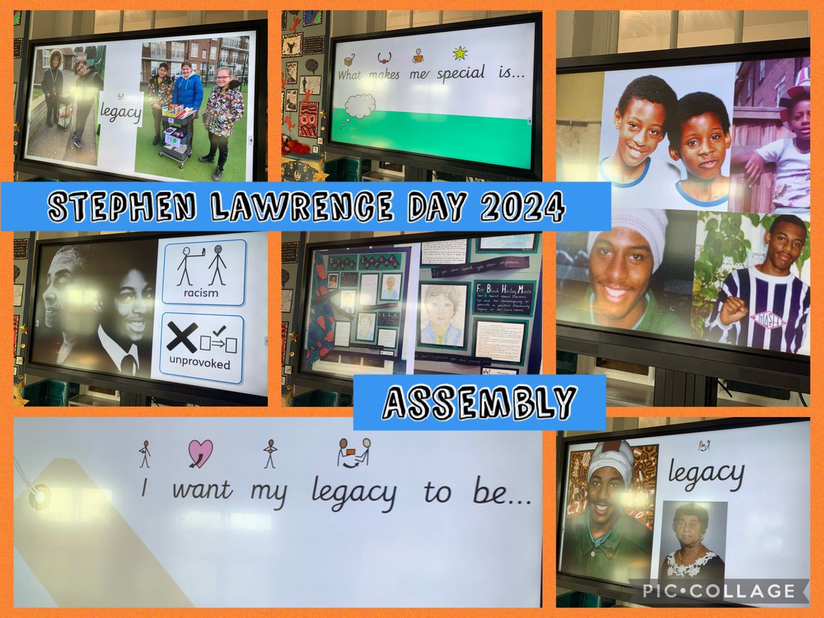 In assemblies today, we remembered why today is #StephenLawrenceDay. We learned about his life and legacy and thought about what we would like our own legacies to be. This is going to be part of a whole school project inspired by Stephen and the work of his family. 
🧡