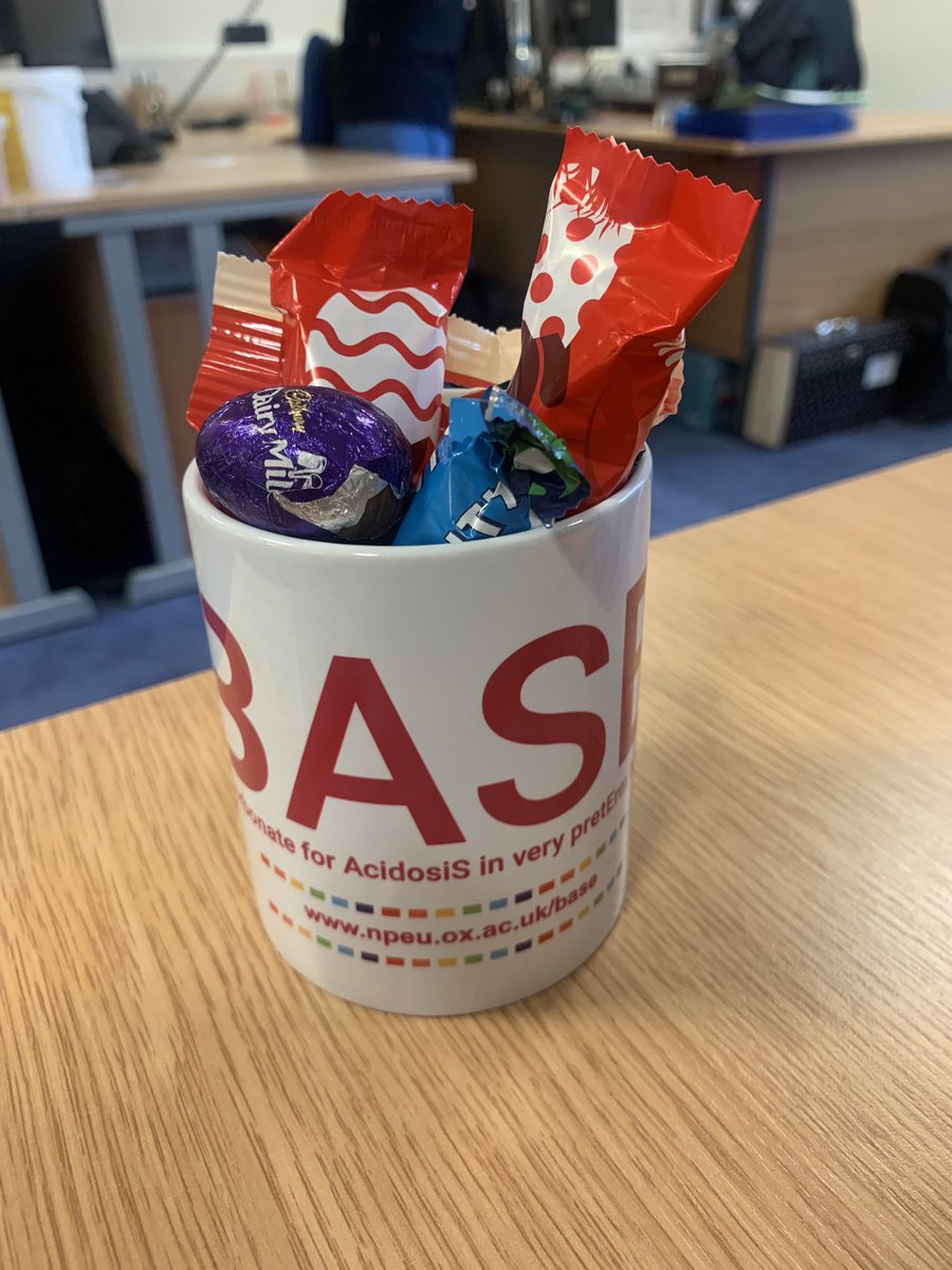 Thank you @BASEtrial for our Monday morning treats! #neonatalresearch #nowopen ❤️