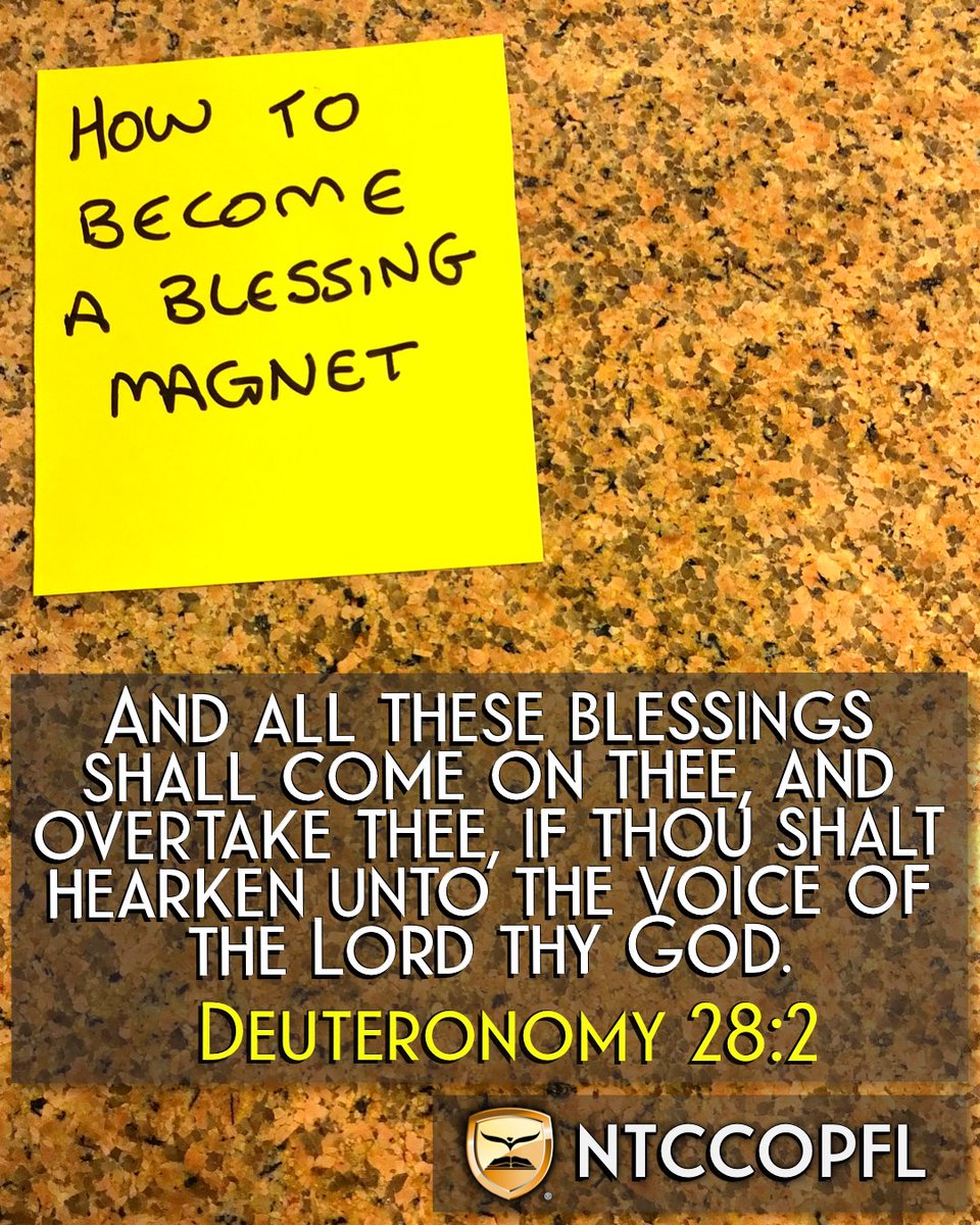#PastorsNote : A daily handwritten note of encouragement from Pastor Bigelow. ✍️ #takenote #ntccopfl  #ntcc #ntcca #newtestamentchristianchurch   #Orangeparkfl  #jacksonvillefl #jaxfl #Deuteronomy #blessingsuponblessings