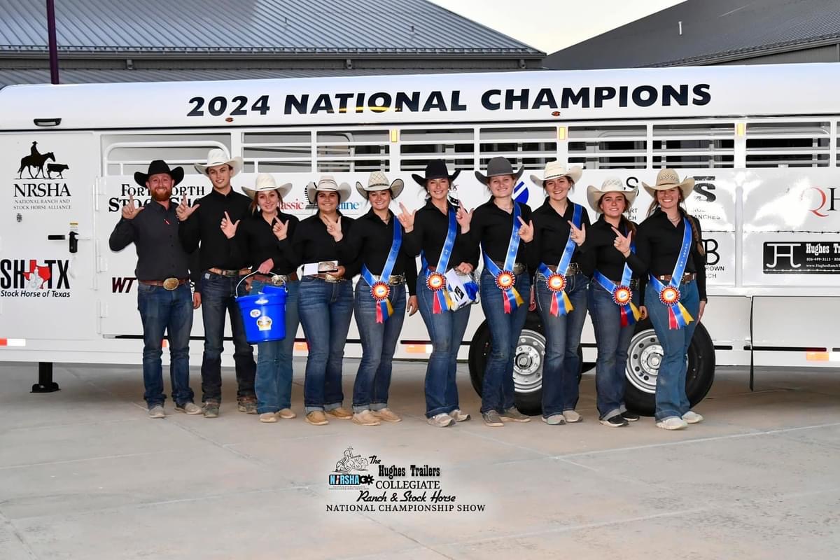 Dynasty. Texas Tech's Ranch Horse Team captured its fourth consecutive national title at the Hughes Intercollegiate Ranch and Stock Horse D1 Championship! 🏆🏆🏆🏆 🔴From Here, It's Possible⚫️