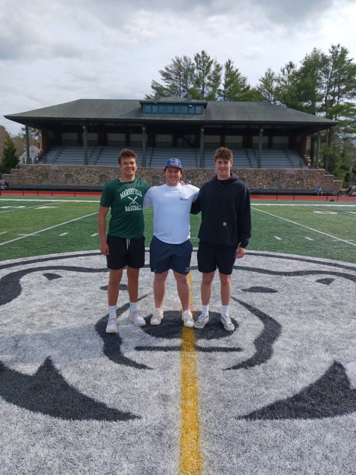 MarshfieldRams's tweet image. Great to see @JacobCap55 showing @tormaas_ and @JakeEkstrom12 around @BowdoinFB .  The NESCAC has spring ball, maybe @MHSFCA4 can get some in Mass?