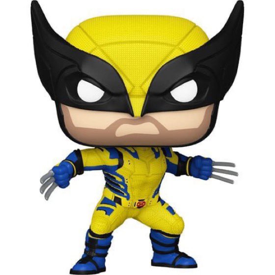 XMenUpdate's tweet photo. Official first look at the Wolverine and Deadpool Funko Pops. https://t.co/1slLG2f5AD