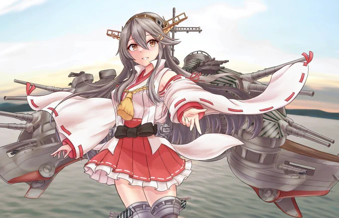 艦これ11周年!?もうそんな日か!?おおおめでとうございます…。なんかついこの間「10年!?スゲー!」って言ってた気がするんスけど… 私ができるのは今まで描いた榛名を再掲することだけ…。リメイクしたいね。