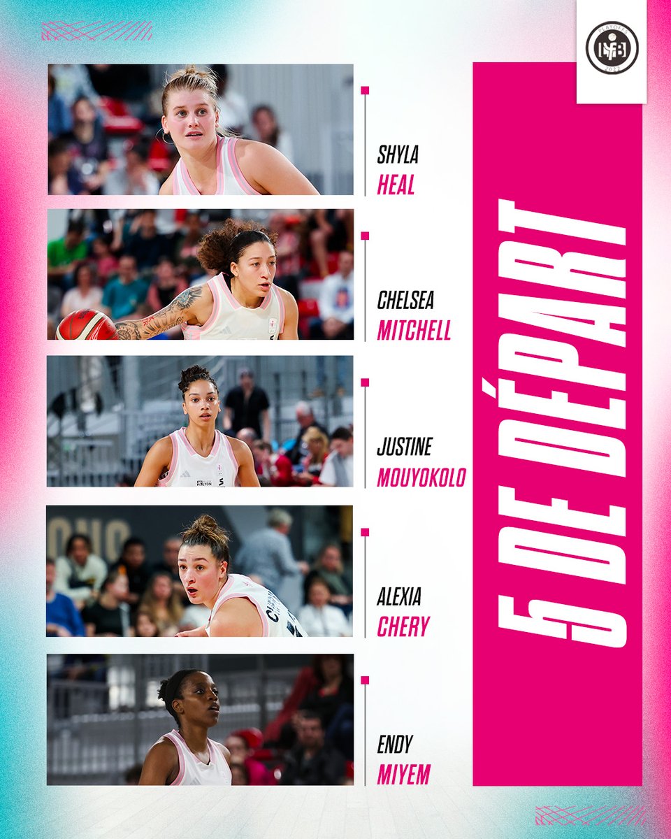 🔥 Le 5️⃣ majeur de nos Lionnes pour ce quart de finale retour. Helena Ciak (déchirure), Marine Johannes, Laura Quevedo (commotions), Alice Kunek (luxation dentaire) et Sandrine Gruda seront absentes ce soir. #ASVElles #PlayoffsTime