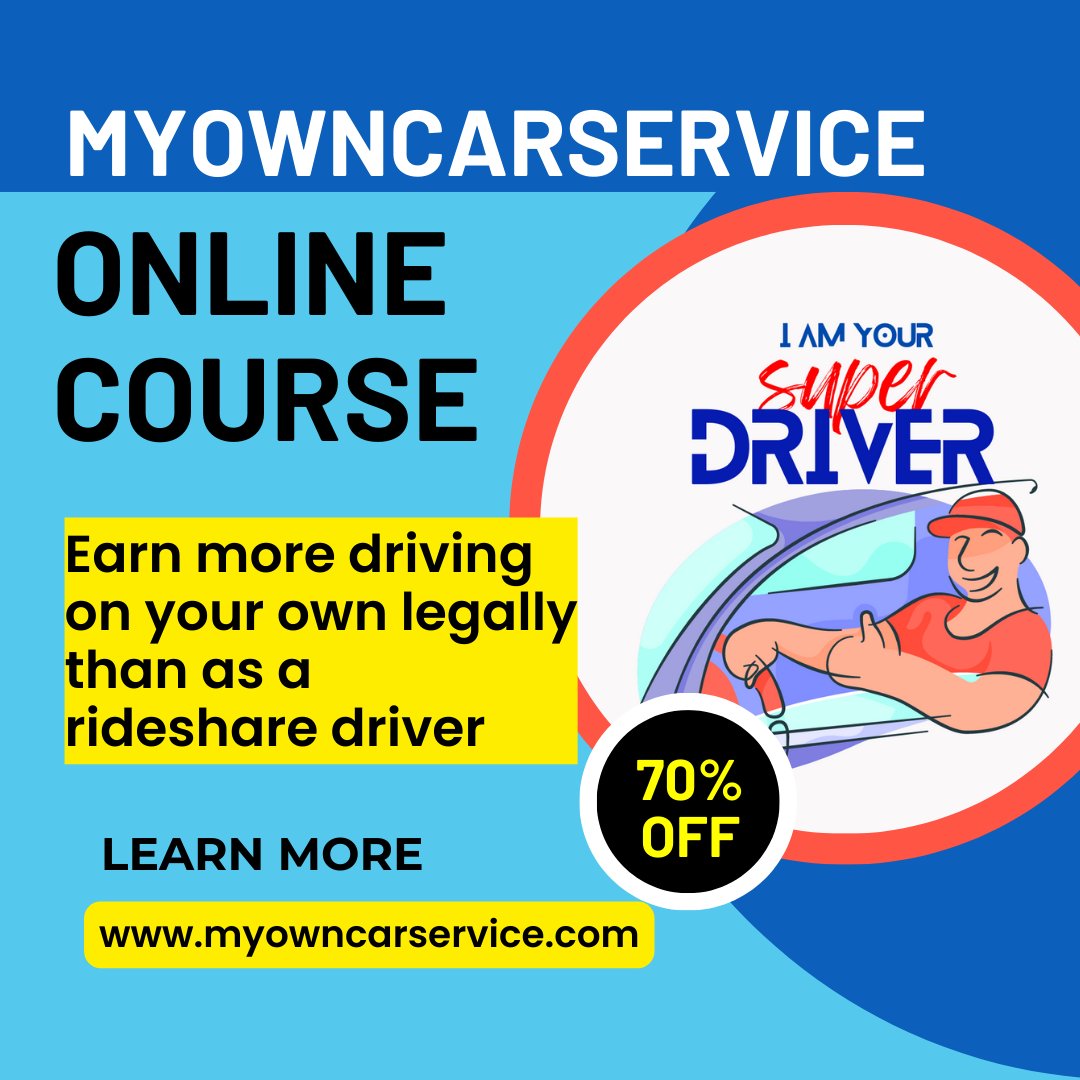 MarcKneepkens's tweet photo. Transform your career and become your own boss with "My Own Car Service Online Course."
Say goodbye to limitations!

Your journey to independence starts now.

#DriveForYourself
#Entrepreneurship
#Freedom https://t.co/kr1v4n3Zwy