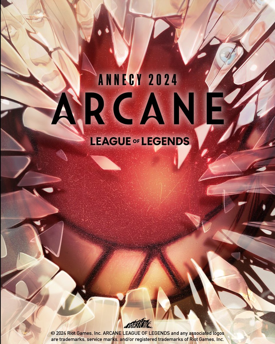 Poster promocional de la segunda temporada de Arcane para el Annecy Festival 2024.

#LeagueOfLegends #Arcane