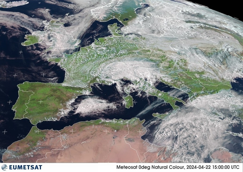 Imatge satèl.lit METEOSAT (RGB) via @eumetsat #ElTemps #meteo #weather