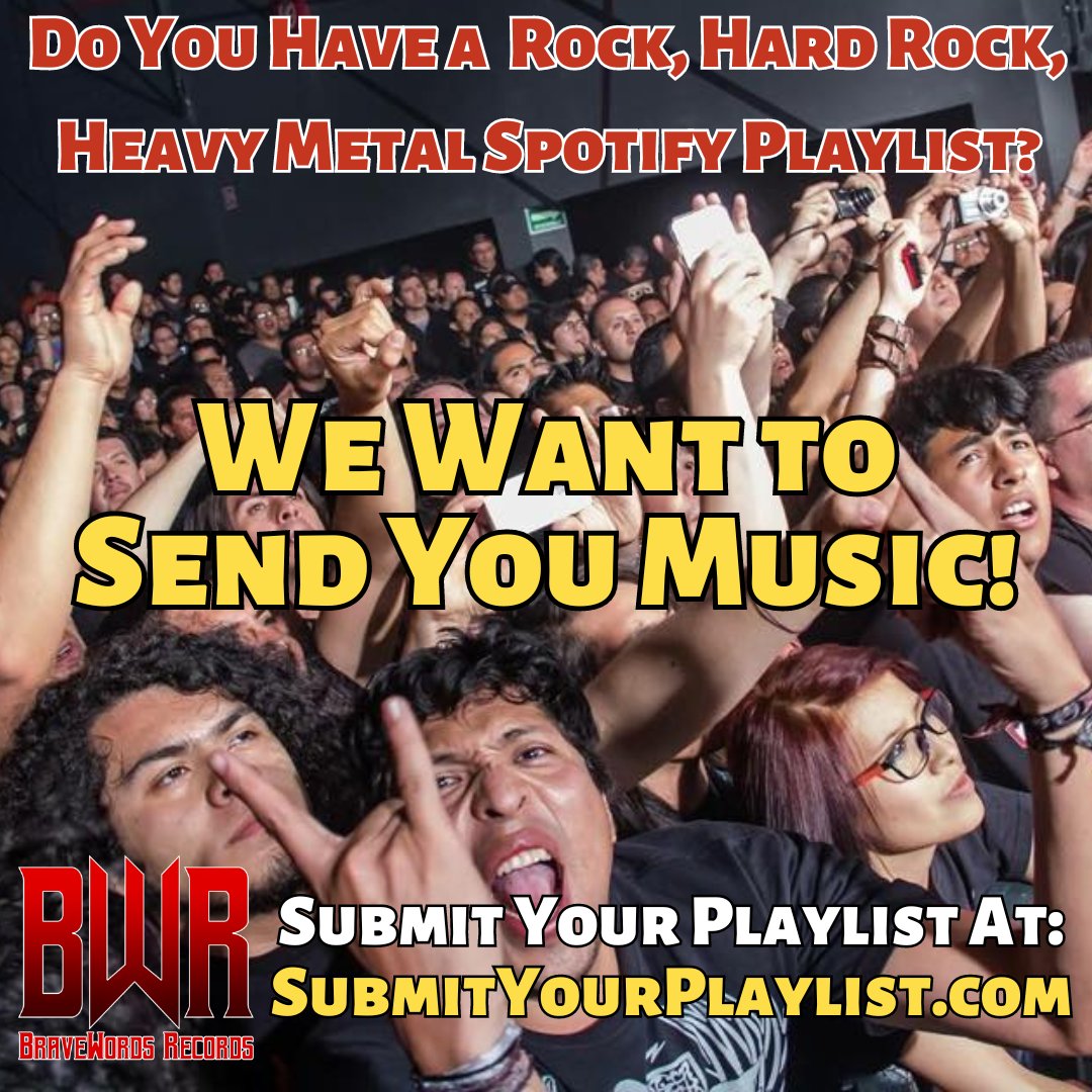 Do you have a rock, hard rock, heavy metal Spotify playlist? BraveWords Records wants to send you music! Submit your playlist at: SubmitYourPlaylist.com

#bravewordsrecords #bravewords #recordlabel #newmusic #labelsigning #metal #heavymetal #hardrock #classicmetal