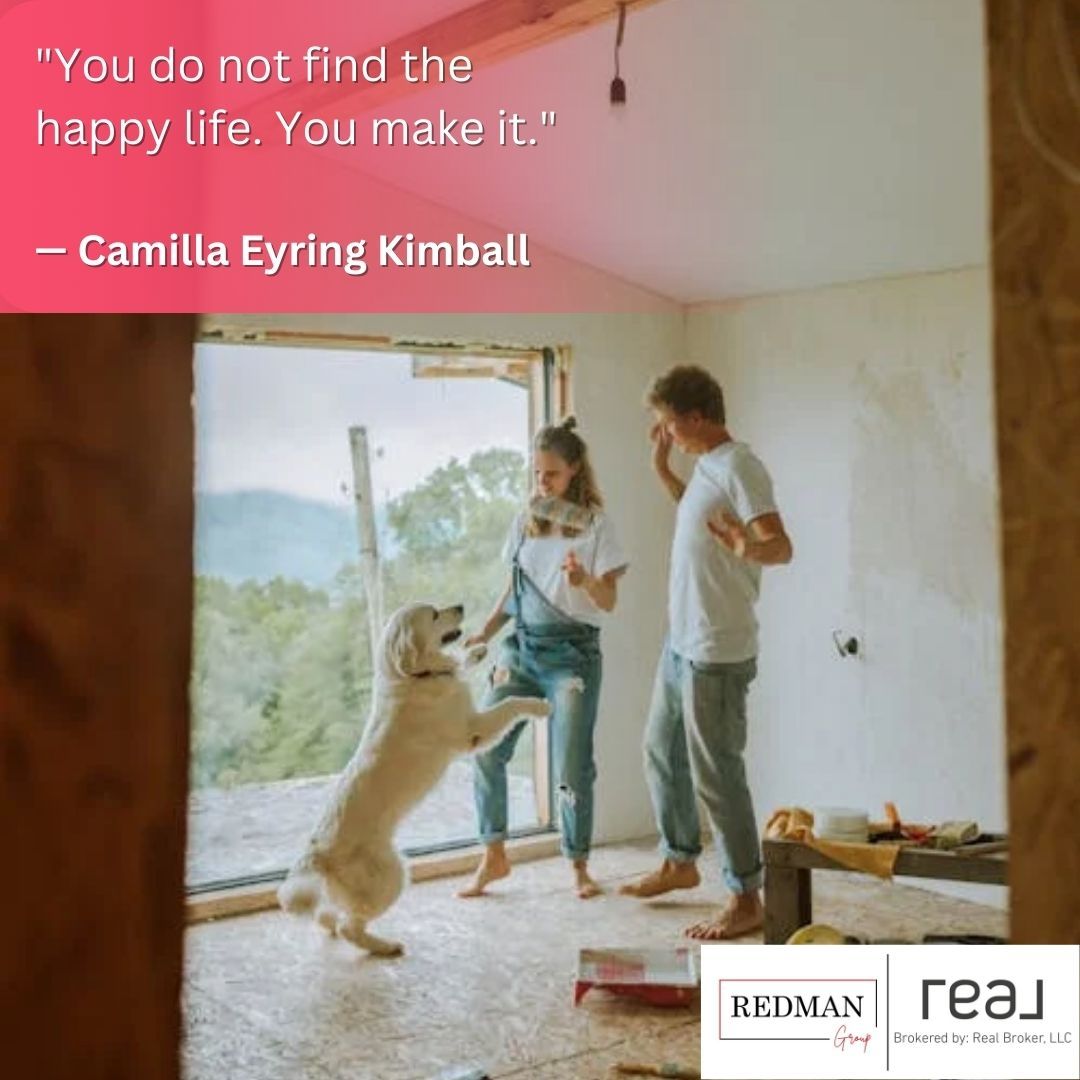 😊'You do not find the happy life. You make it.'
— Camilla Eyring Kimball

🏠Make your DREAM HOME! We can help!
📌Call us on 407-552-5281 and START PACKING!

#MotivationalMonday #RedManGroup #RealBrokerLLC #RedmanGroupBrokeredByRealBrokerLLC #RealEstateAgent #GillianRedman