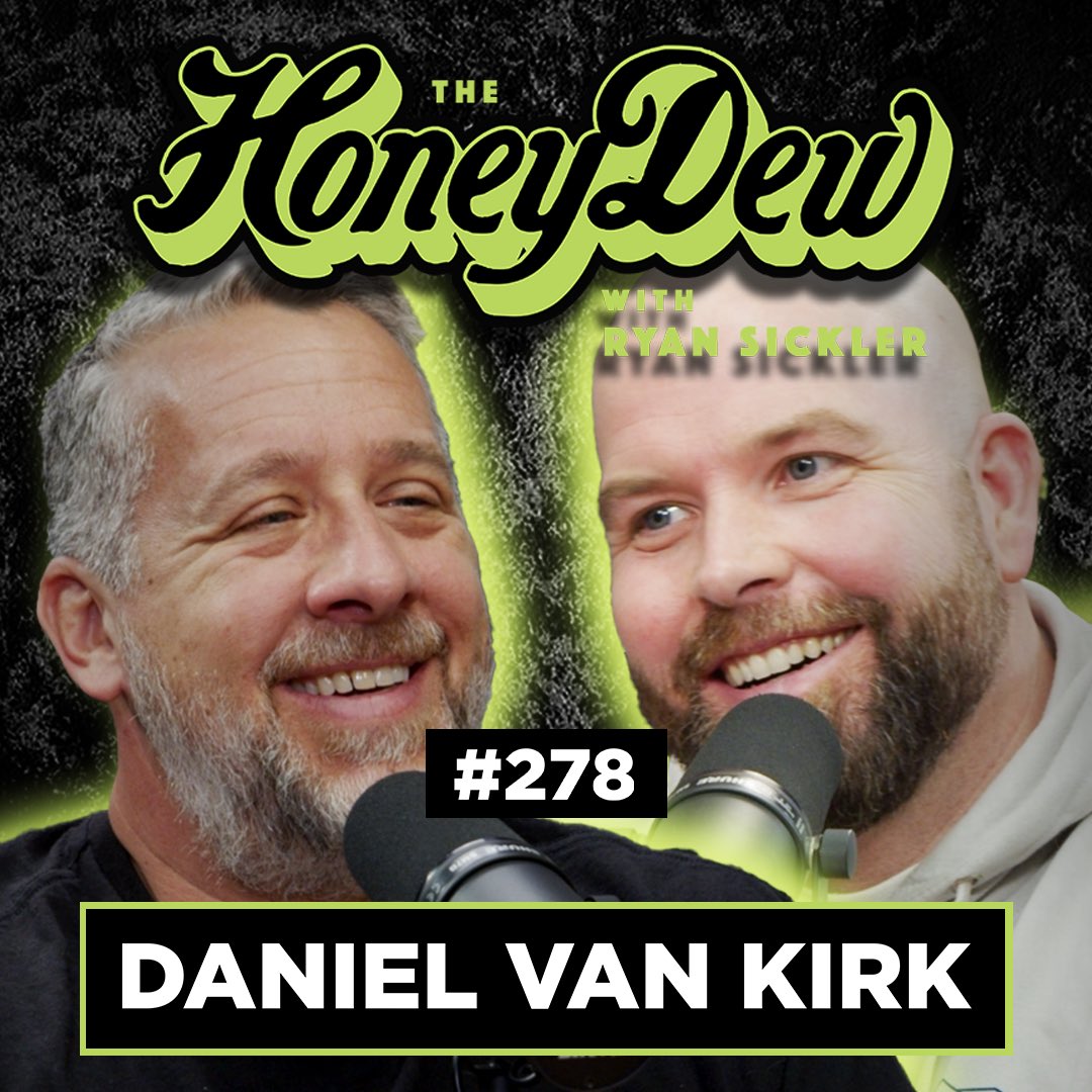 My HoneyDew this week is comedian Daniel Van Kirk! Daniel Highlights the Lowlights of a split with an ex who suffered a mental breakdown. Audio today, video toozdee! Go watch Daniel’s new standup special ROSE GOLD out now!