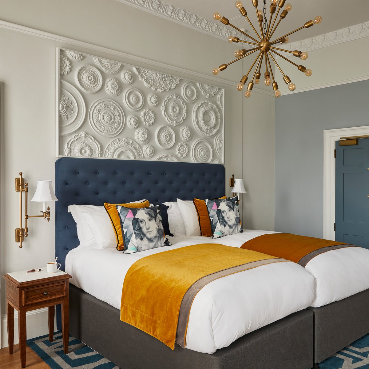 Each time your stay at Hotel Indigo Bath could be completely different from the last with our five stunning room designs. Check out the virtual tours of each here: shorturl.at/cvALM #hotelindigobath #IHG #hotelindigo #castlebridgehospitality #bath #top50boutiquehotels