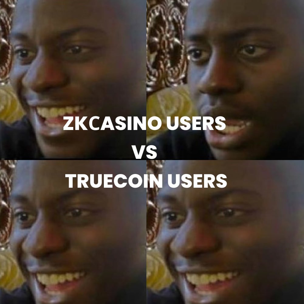 🧠 While some are losing money on #ZKCasino, others are spinning and mining Truecoins for free with their teams. SPIN IT! t.me/true_coin_bot