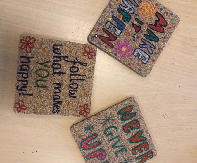 At our young women’s programme on Friday we made coasters with positive affirmations on them! 🫶🌸😊

#awakeninghope #youthworkchangeslives #positivevibes