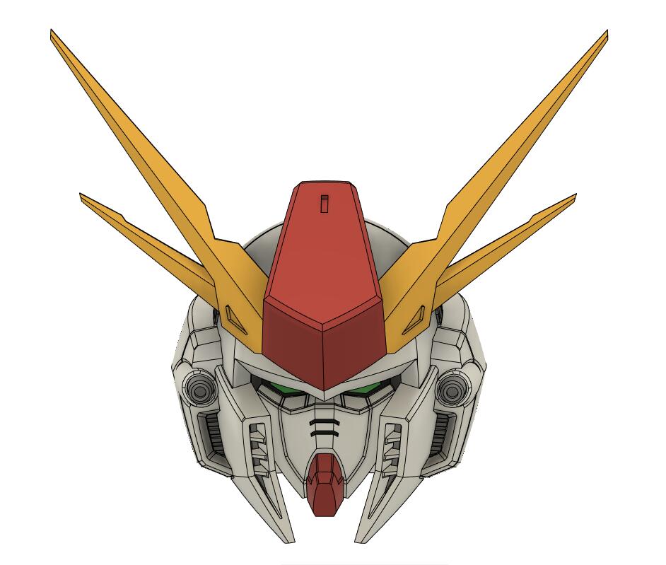 93zhan1sg's tweet photo. クスィーガンダム の頭部モデリングが完成しました
#クスィーガンダム
#閃光のハサウェイ https://t.co/nCpqJKpvCK