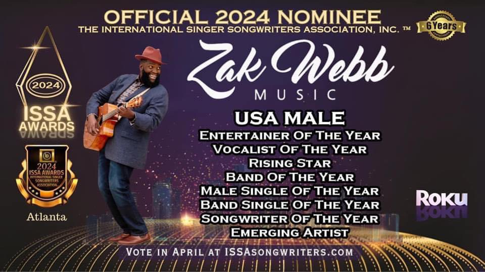 We are approaching the home stretch! poll-maker.com/QWQ190JOK Let’s make the most of these last days for fans to express their opinion. Find your International Singer Songwriters Association favorites & show ‘em some love! ❤️ #zakwebbmusic