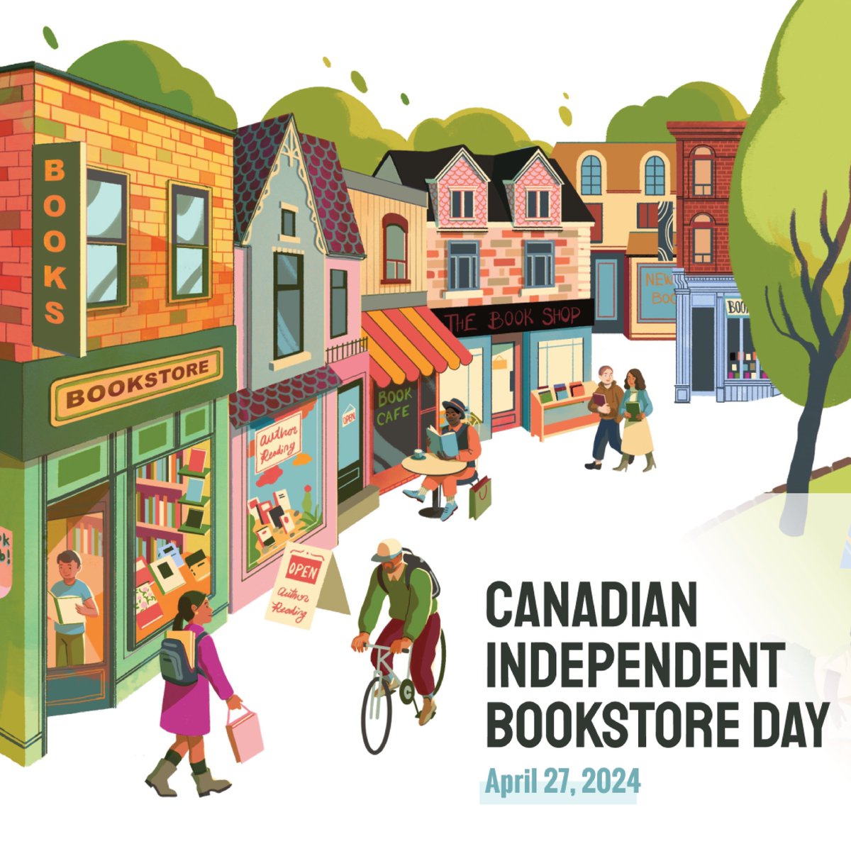 Canadian Independent Bookstore Day will take place on Saturday, April 27. This is an opportunity to support your favourite #indiebookstores! Learn more here: indiebookstores.ca/cibd #CIBD2024 #CravingCanLit