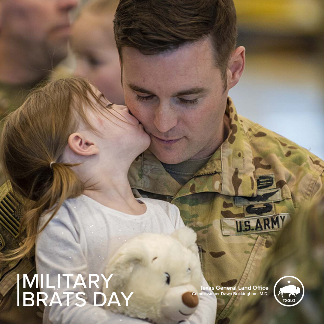 Today wraps up the final day of celebrating military children this month! Thank you again to the military brats for your constant support and sacrifices!