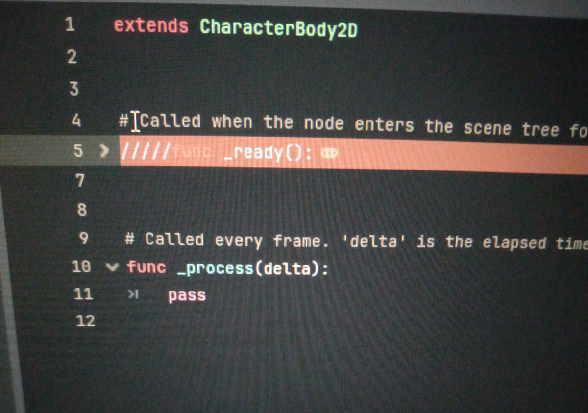 CodeRed_dev's tweet image. Godot can't comment out code 😭
How am I supposed to procrastinate on my code now?
