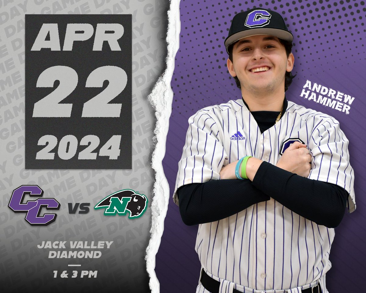 GAME DAY!!! Home doubleheader against Nichols for Curry College baseball while men's tennis hosts RIC! #BleedPurple