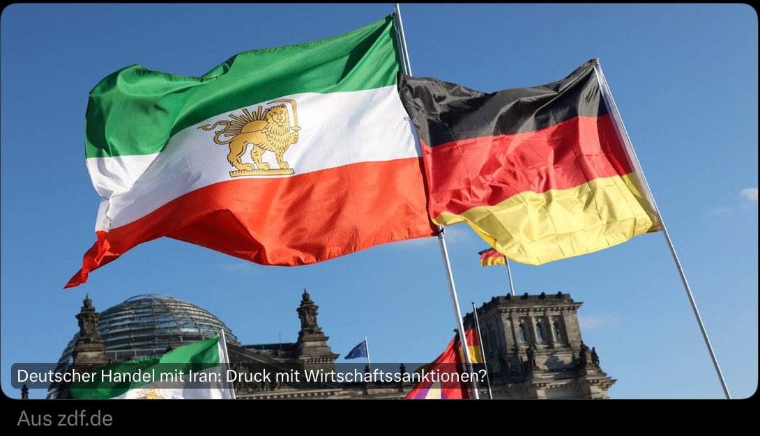 Schöne Fahne, liebes #ZDF. Dem Qualitätsjournalismus scheint entgangen zu sein, daß es im Iran vor 45 J mal einen Regierungswechsel gab. Andererseits: Wenn diese Fahne noch gültig wäre, hätten sich viele Probleme in Nahen und Mittleren Osten auf einen Schlag von selbst erledigt.