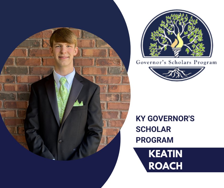 Congratulations to Luca Fluhr, Keatin Roach, and Claire Schneider for being accepted into the KY Governor's Scholar Program. We are so proud! Way to do it The Charger Way!