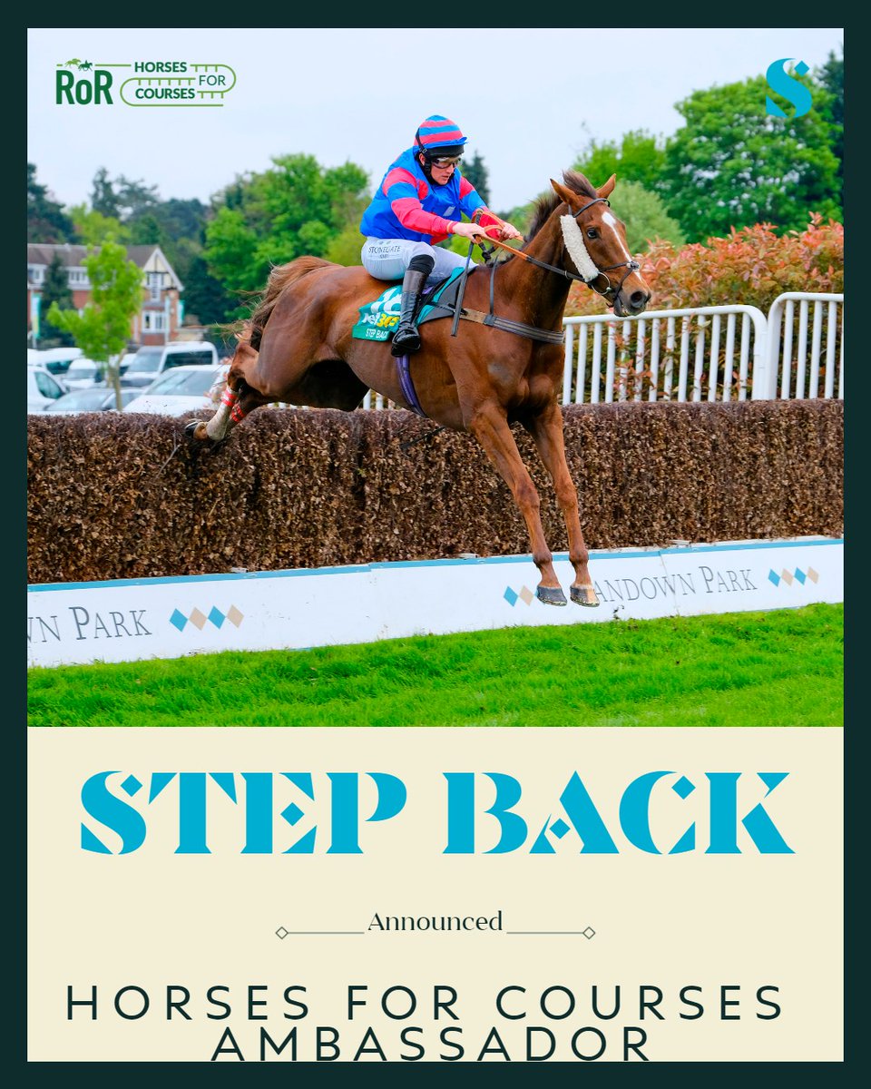 AMBASSADOR ANNOUNCEMENT 🚨 We are delighted to announce that 2018 @bet365 Gold Cup winner, STEP BACK will become our @RoRlatest Horses for Courses Ambassador. You will be able to meet STEP BACK in person here at this Saturday on the Summer Lawn at approximately 11.45am 🙌