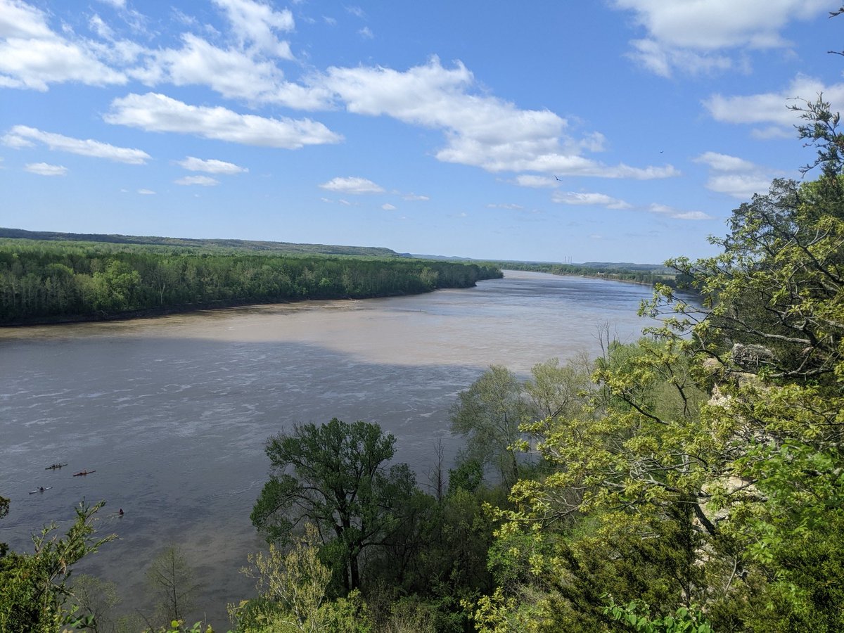 Happy 🌎 Day. Took this 15 minutes from ⁦⁦@LU_Lions⁩ campus The Mighty Missouri