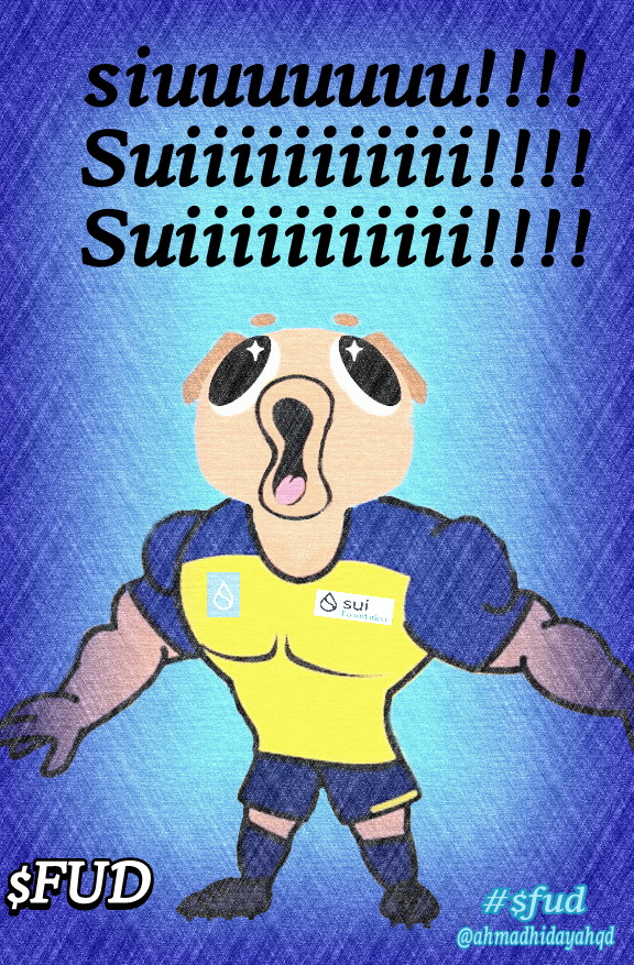 ahmadhidayahqd's tweet photo. #FINDFUD CR7 is Siuuuuuu! $FUD @fudthepug is suiiiiiiiiii ! years of $Sui @SuiNetwork season . ready to goal !!! https://t.co/rirRgZZ1vz