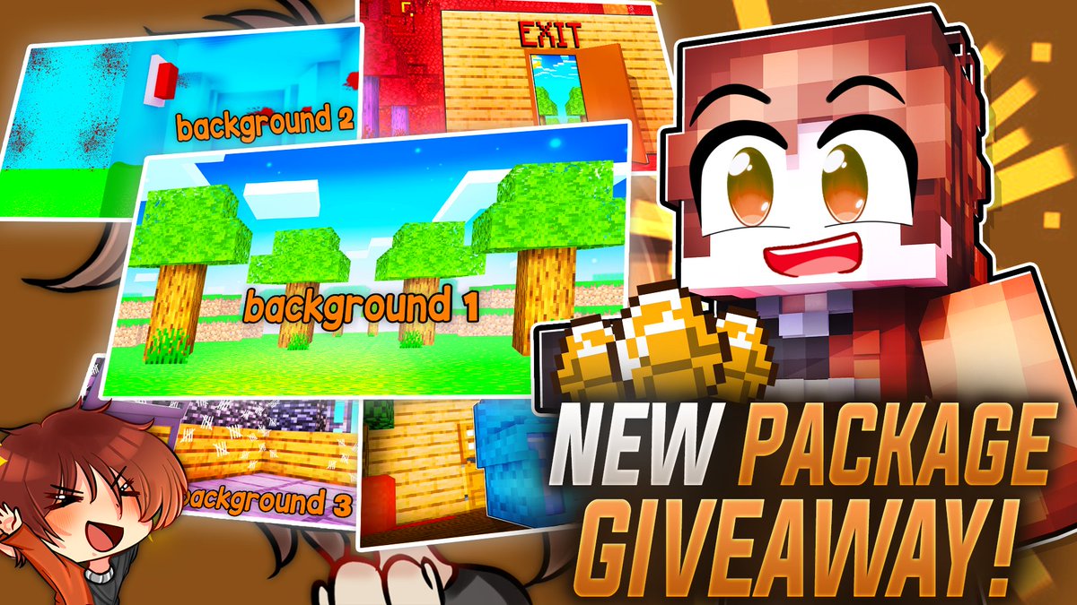 🧡NEW PACKAGE GIVEAWAY!🧡

-backgrounds Cash, Nico and Aphmau

To get it:
✅ Follow me
✅ Like❤ &amp; Retweet🔁this post
✅ And comment "Background"

- I recommend not unsubscribing; I have a lot of stuff prepared for you😁

And I'll DM it to you for FREE🟧