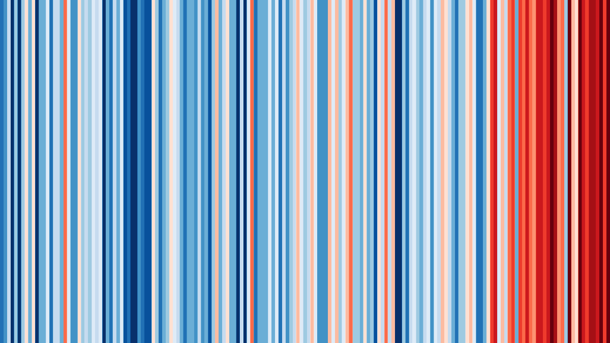 If you ran the #LondonMarathon yesterday you may have noticed this short segment of the course which highlighted how the climate of London has warmed from 1850 to 2024.
ShowYourStripes.info
#ShowYourStripes