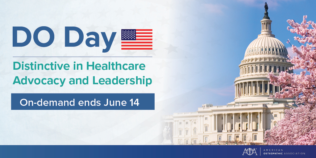 #DODay24 on-demand content will offer specialized learning tracks for physicians, medical students and affiliate leaders focused on advocacy leadership, federal and state legislative priorities, regulatory and payment policy, grassroots advocacy and more. bit.ly/2RFDejN