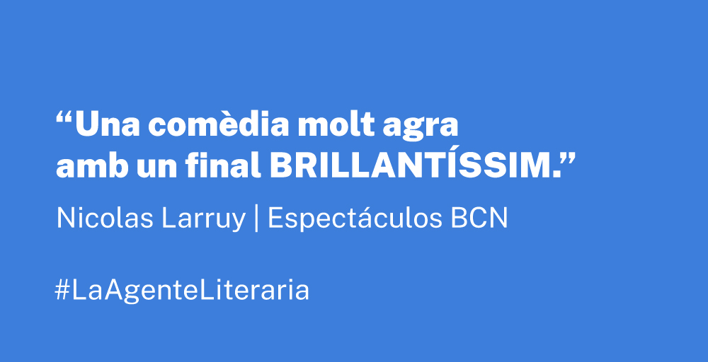 Això ha dit Nicolas Larruy de #LaAgenteLiteraria📚 a @espectaculosBCN

🎟️ Últimes entrades disponibles: teatreakademia.cat/espectacle/la-…