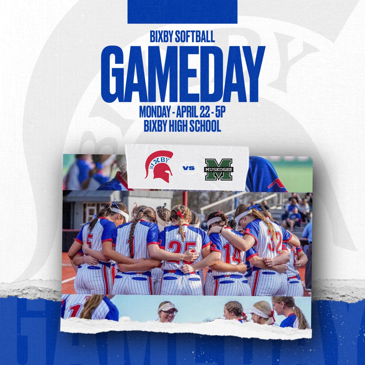 Last time on our turf for our four seniors! We’re not crying..you are 🥹

🆚 Muskogee
⏰ 5:00
🏟️ BIXBY
Weatherman says: 70 and ☀️ 
📺 Gamechanger