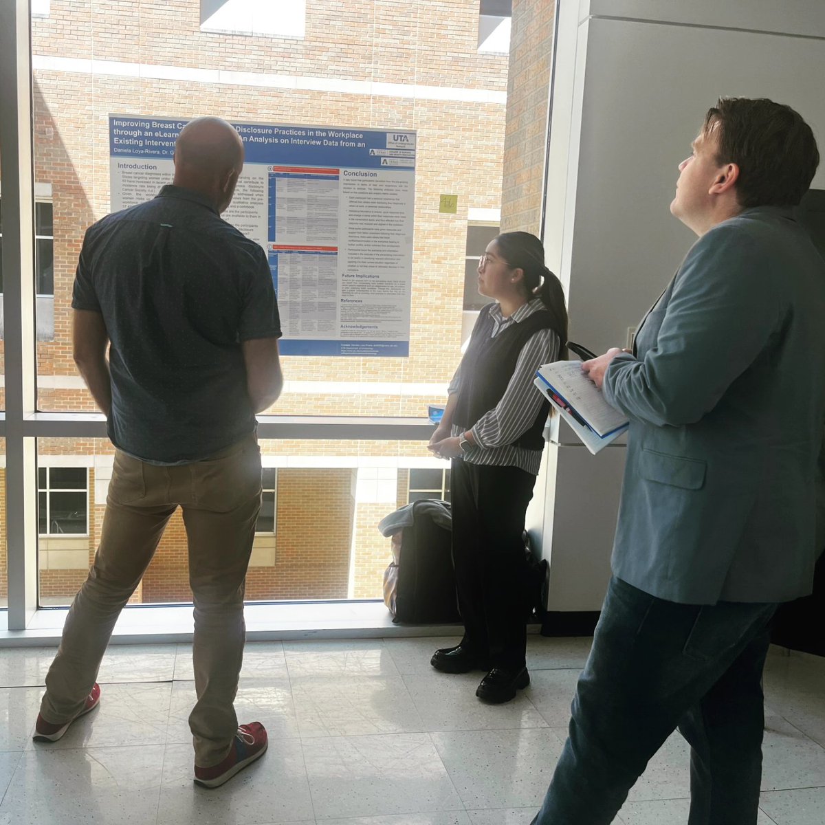 ๐ฃ๐๐ช๐ฆ ๐๐ฎ๐ฏ (@thepawslab) on Twitter photo Great job presenting your work at the New Voices Research Symposium, Daniela! ๐ Daniela is a <a href="/HonorsUTA/">UTA Honors College</a> senior and <a href="/UTA_ugresearch/">Office Of Undergraduate Research</a> UROP scholar working on our cancer patients disclosure project this semester. Thank you <a href="/Grace_E_Brannon/">Grace Ellen Brannon</a> for your mentorship! Great job presenting your work at the New Voices Research Symposium, Daniela! ๐ Daniela is a <a href="/HonorsUTA/">UTA Honors College</a> senior and <a href="/UTA_ugresearch/">Office Of Undergraduate Research</a> UROP scholar working on our cancer patients disclosure project this semester. Thank you <a href="/Grace_E_Brannon/">Grace Ellen Brannon</a> for your mentorship!