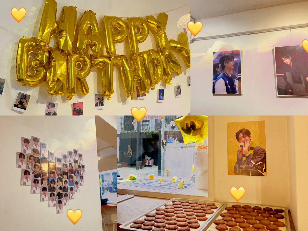 junyongeung's tweet photo. ゆんちゃん主催センカ💛💛💛
天才的にかわいいハッピー空間！
こんな素敵なものを準備してきたゆんちゃんに感謝しかない
本当におつかれさまと心からありがとう🧡
お誕生日おめでとうジュンウォン💛💛
#둘도없는유일한존재_유준원
#My_One_and_Only_JUNWON 
#AlwaysLove_JUNWON
#HAPPYJUNWONDAY2024 https://t.co/xhOIXg6jmf