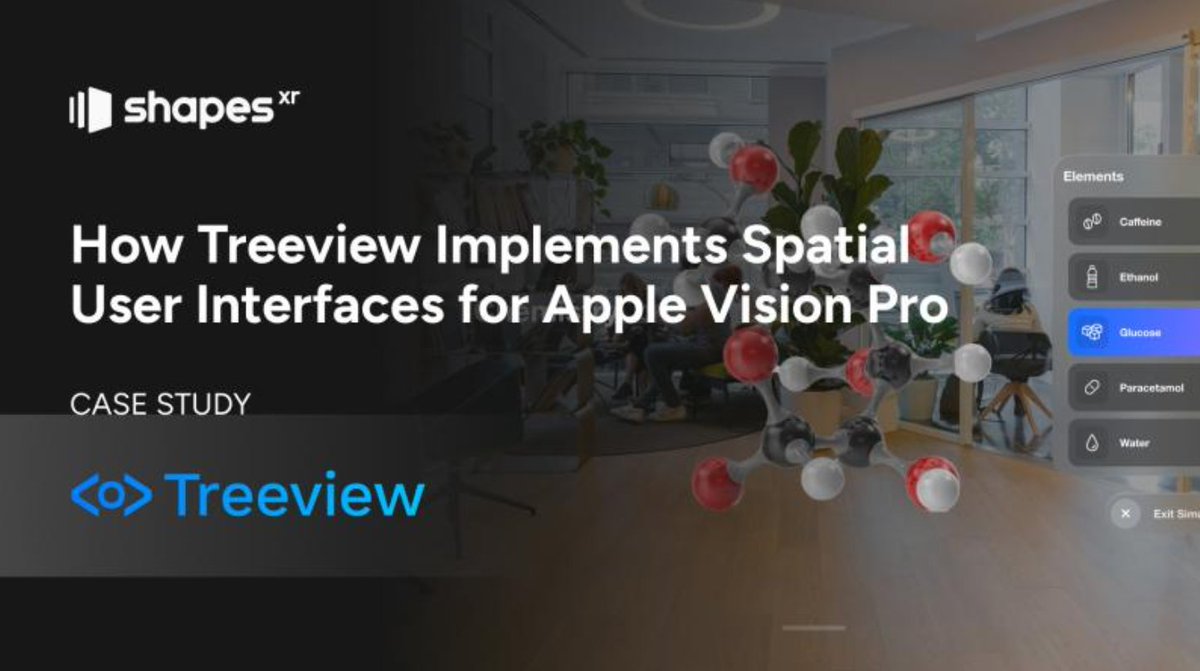 ShapesXR's tweet image. Learn how ShapesXR has transformed the way @TreeviewStudio builds #spatialcomputing applications 👉
shapesxr.com/case-studies/h…
🚀 Tackling new #design challenges with the Apple Vision Pro meant overcoming slow iteration processes. @htorrendell and his team streamlined their…